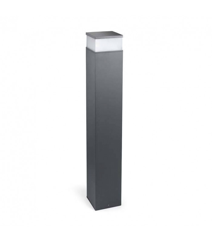 LED Outdoor Tall Bollard Light Urban Grey IP65