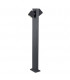 LED 2 Light Outdoor Bollard Light Urban Grey IP65