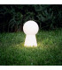 1 Light Outdoor Floor Lamp White IP44, E27