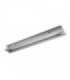 1 Light T5 Recessed Strip Outdoor Ceiling Light Grey IP54