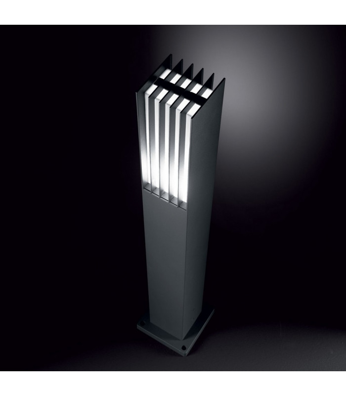 1 Light Outdoor Bollard Anthracite IP44, E27