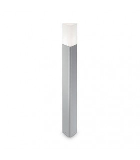 1 Light Outdoor Bollard Grey IP44, E27
