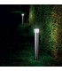 1 Light Outdoor Tall Bollard Steel IP44, GU10