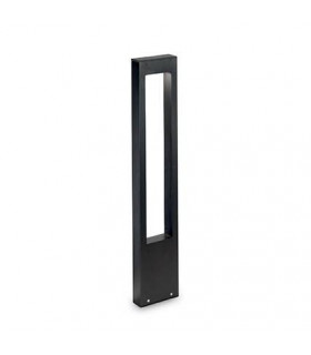 1 Light Outdoor Bollard Black IP44, G9