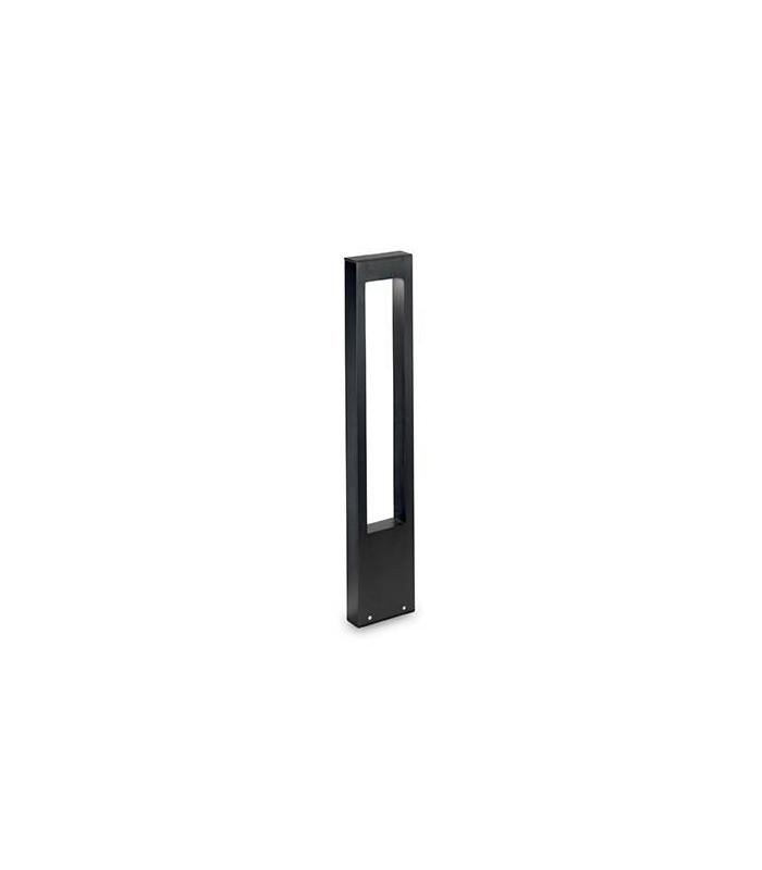 1 Light Outdoor Bollard Black IP44, G9