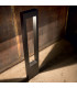 1 Light Outdoor Bollard Black IP44, G9