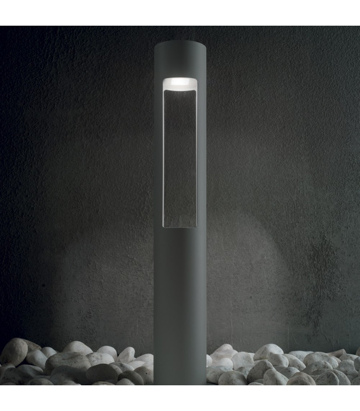 1 Light Outdoor Bollard Anthracite IP44, G9