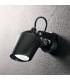 1 Light Outdoor Wall Spotlight Black IP66, GU10