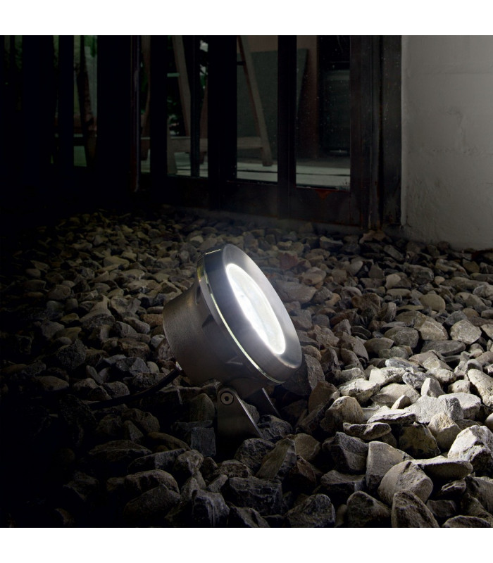 LED 6 Light Outdoor Floor Light Steel IP65