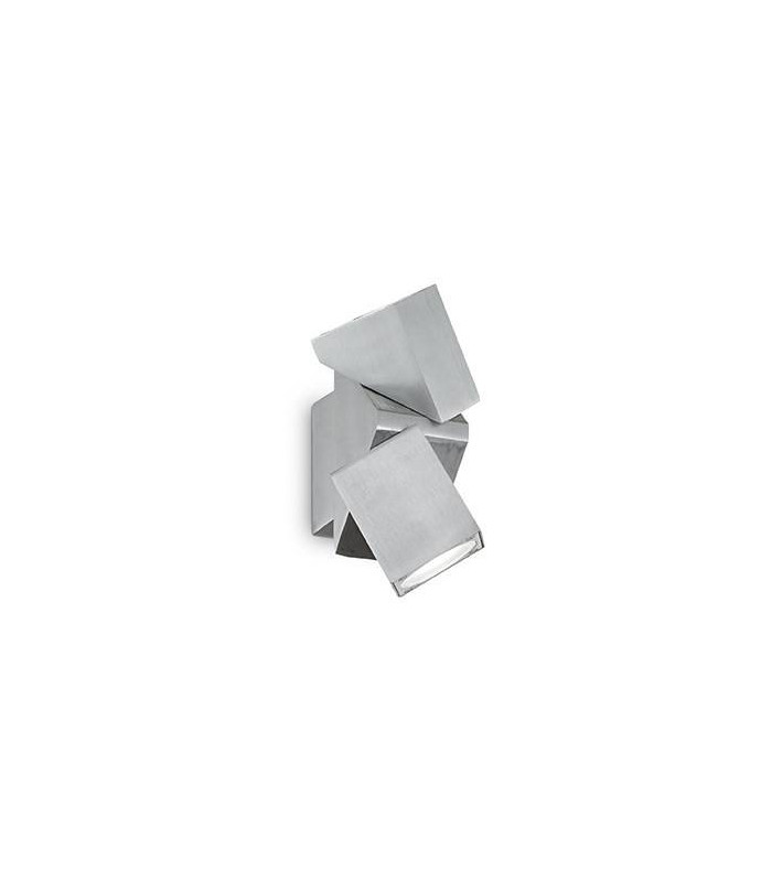 LED 2 Light Outdoor Wall Light Aluminium IP44