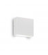 1 Light Outdoor Wall Light White IP44, G9