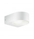 1 Light Outdoor Up Down Wall Light White IP55, E27
