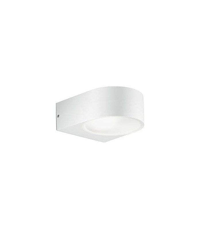 1 Light Outdoor Up Down Wall Light White IP55, E27