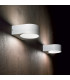 1 Light Outdoor Up Down Wall Light White IP55, E27
