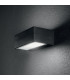 1 Light Outdoor Twin Up Down Wall Light Black IP44, G9