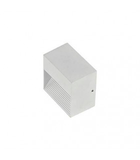 1 Light Outdoor Wall Light White IP44, G9
