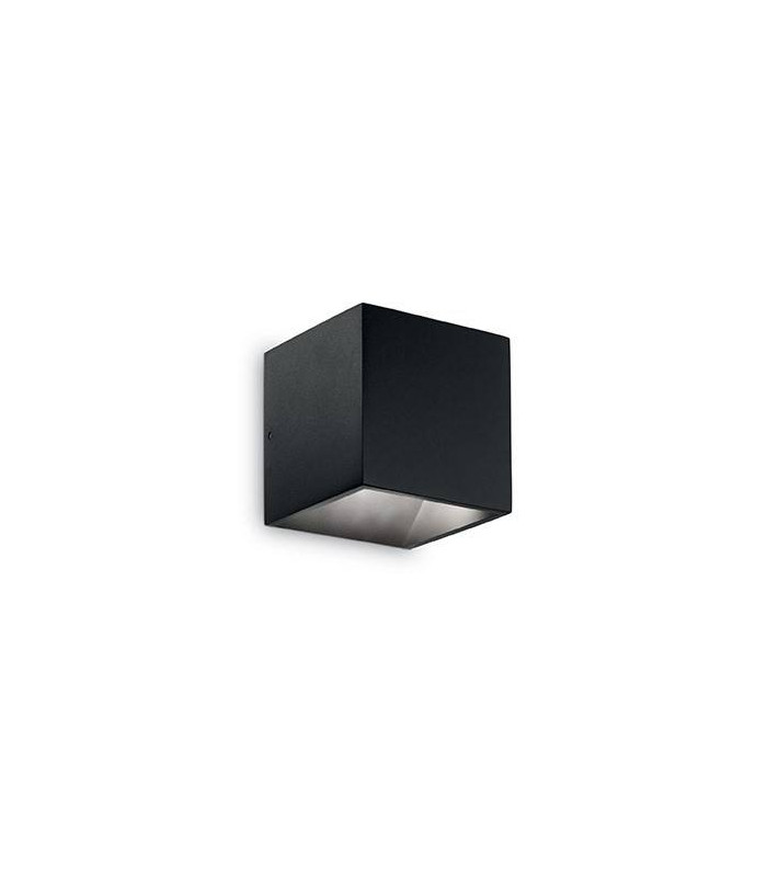 LED 1 Light Outdoor Up Down Wall Light Black IP44