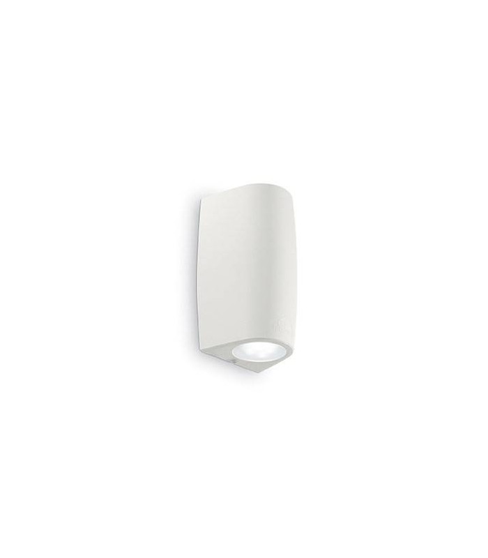 LED 2 Light Outdoor Small Up Down Wall Light White IP55, GU10