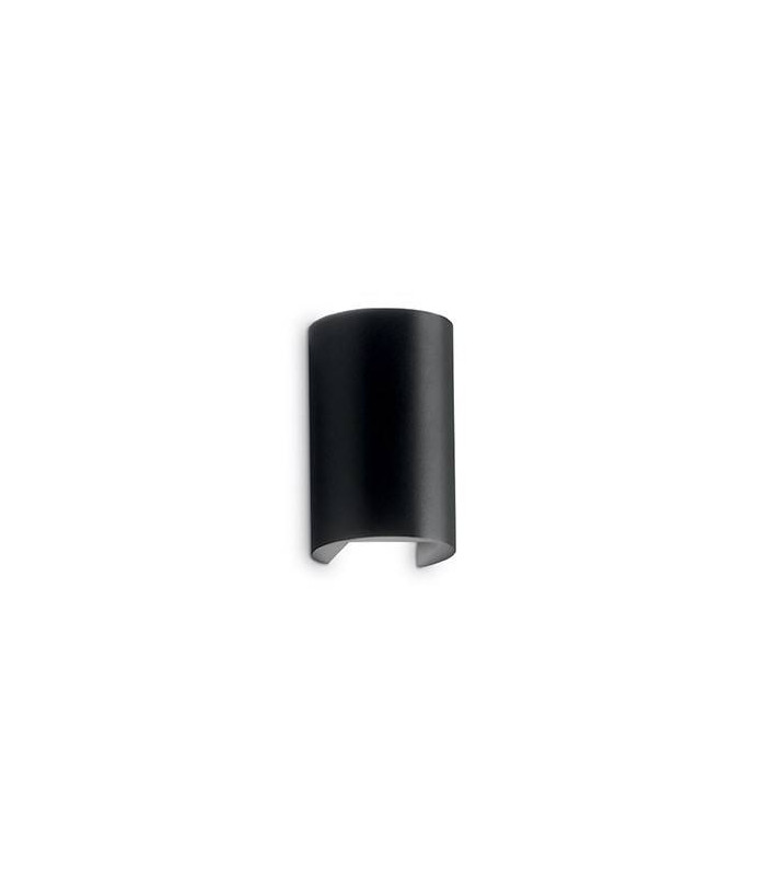 LED 2 Light Outdoor Wall Light Black IP44