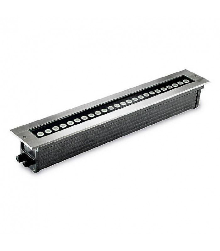 LED Recessed Strip Floor Light Stainless Steel Aisi 304 IP67