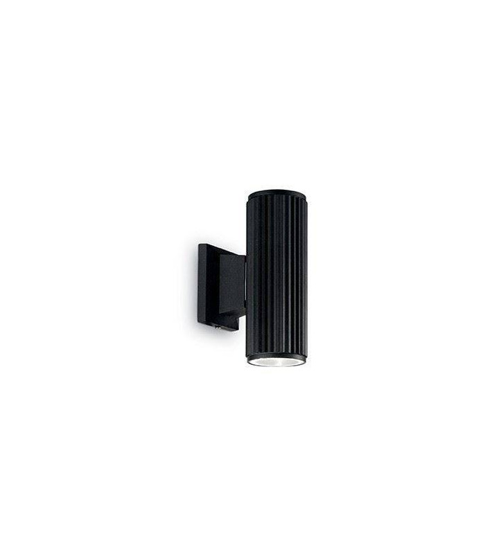 2 Light Outdoor Up Down Wall Light Black White IP44, E27