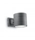 1 Light Outdoor Up Down Wall Light Black, Anthracite IP54, G9