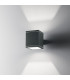 1 Light Outdoor Up Down Wall Light Anthracite, Putty IP44, G9