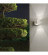 1 Light Outdoor Up Down Wall Light White, Putty IP44, G9