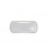 1 Light Outdoor Up Down Wall Light White, E27, GU10
