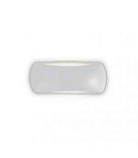 1 Light Outdoor Up Down Wall Light White, E27, GU10