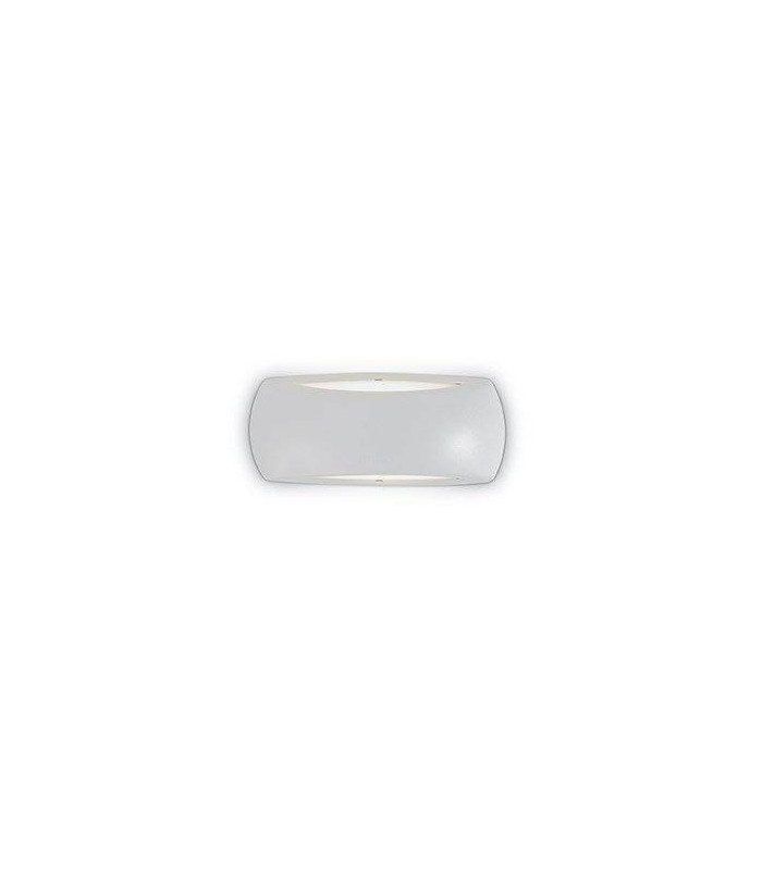 1 Light Outdoor Up Down Wall Light White, E27, GU10