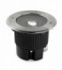 LED 3 Light Round Recessed Floor Light Stainless Steel Aisi 316 IP67