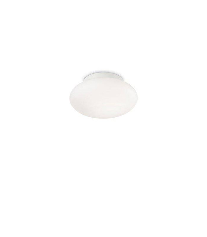 LED 1 Light Outdoor Flush Light White IP44, E27