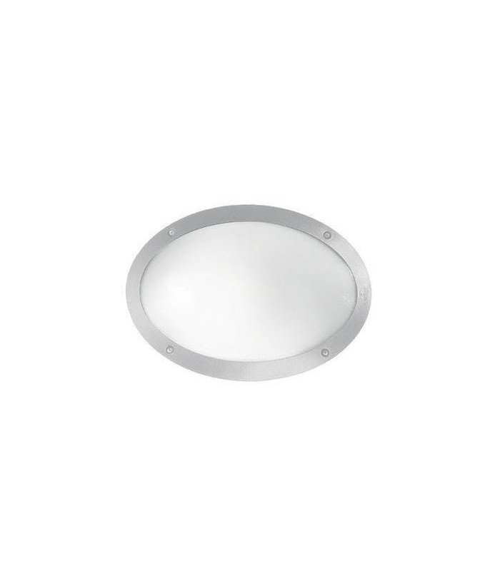 1 Light Diffuser Outdoor Flush Ceiling / Wall Light White IP66, E27
