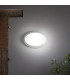 1 Light Diffuser Outdoor Flush Ceiling / Wall Light White IP66, E27