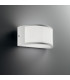 1 Light Outdoor Wall Light White IP44, E27