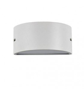 1 Light Outdoor Up Down Wall Light White IP44, E27