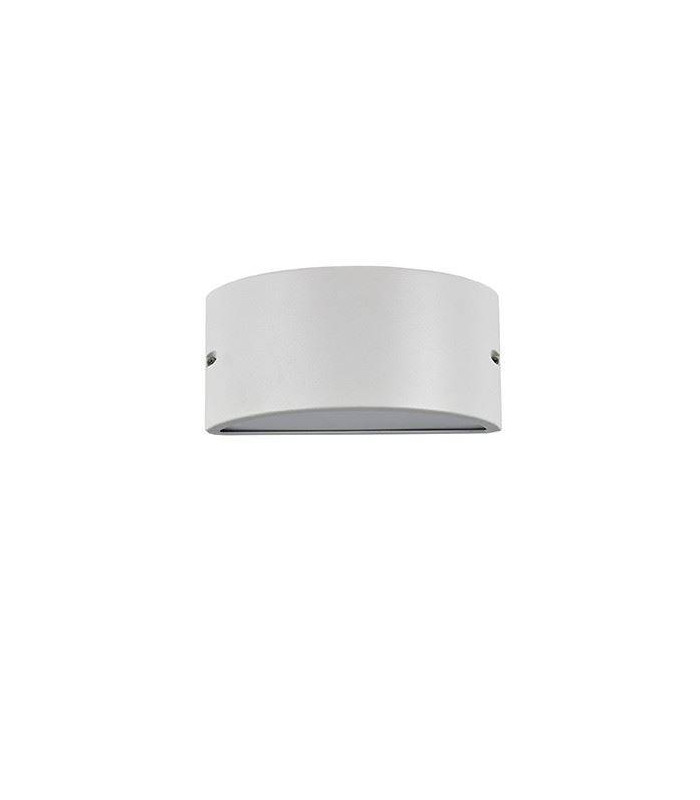 1 Light Outdoor Up Down Wall Light White IP44, E27