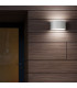 1 Light Outdoor Up Down Wall Light White IP44, E27