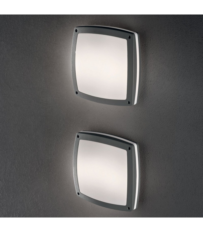 3 Light Outdoor Wall Light Anthracite IP54, E14