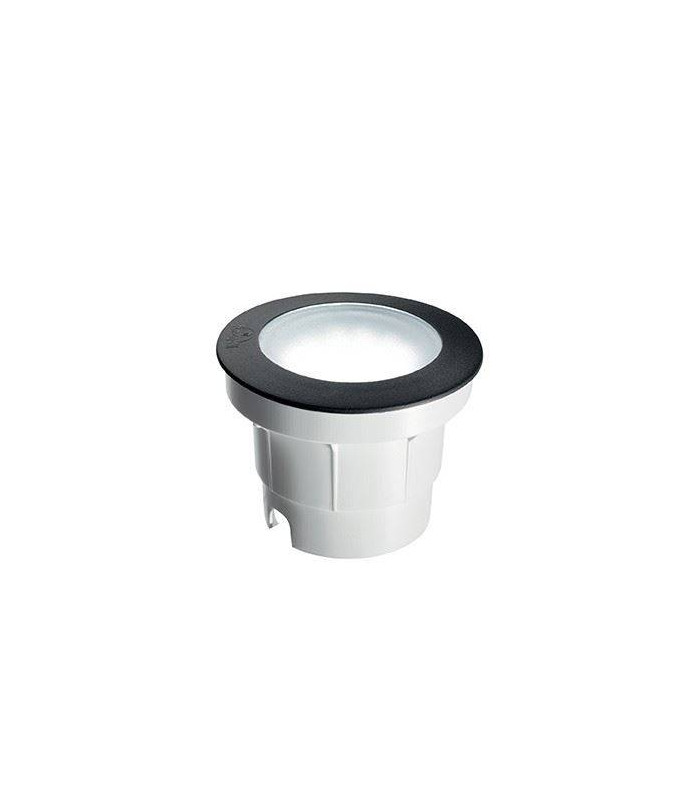LED 1 Light Large Outdoor Recessed Light Black IP67
