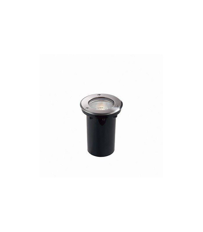 1 Light Medium Round Recessed Spotlight Steel IP65, E27
