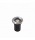 1 Light Small Round Recessed Spotlight Steel IP65, GU10