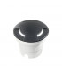 LED 1 Light Large Outdoor Recessed Light Black IP67
