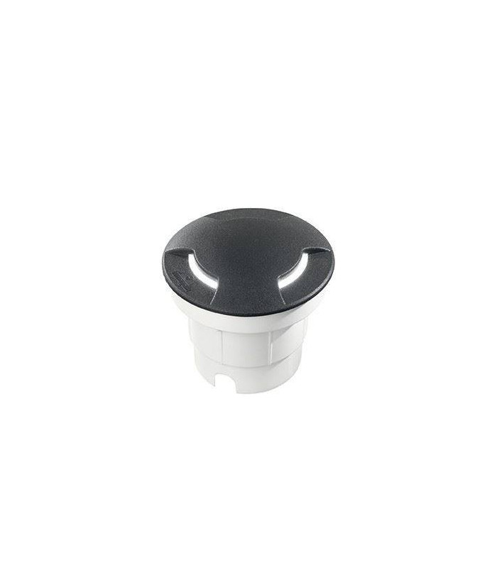 LED 1 Light Large Outdoor Recessed Light Black IP67