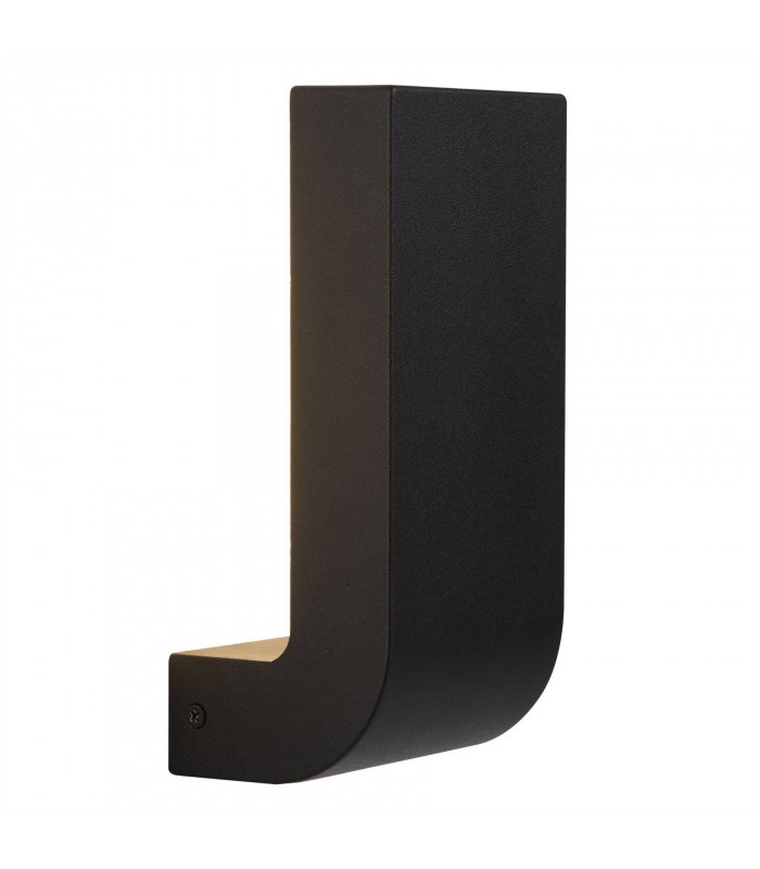 LED Outdoor Wall Light Black IP44