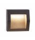 LED Outdoor Small Recessed Wall Light Grey IP54
