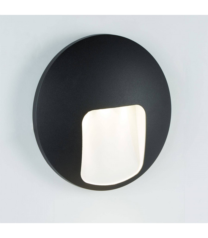 LED 3 Light Outdoor Wall Light Black IP54