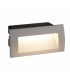 LED Indoor / Outdoor Recessed Rectangle Marker Wall Light Grey IP65