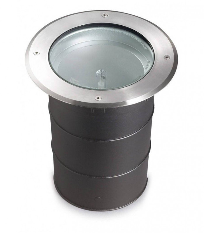 1 Light Round Recessed Floor Light Stainless Steel Aisi 304 IP67